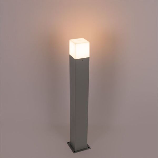 Moderne staande buitenlamp grijs 70 cm ip44 - denmark
