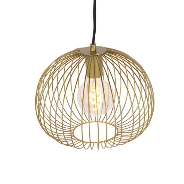 Design hanglamp goud - wire dough
