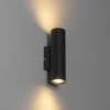 Moderne smart wandlamp zwart incl. 2 wifi gu10 jeana 14