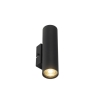Moderne smart wandlamp zwart incl. 2 wifi gu10 - jeana