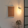 Moderne wandlamp chroom - facil