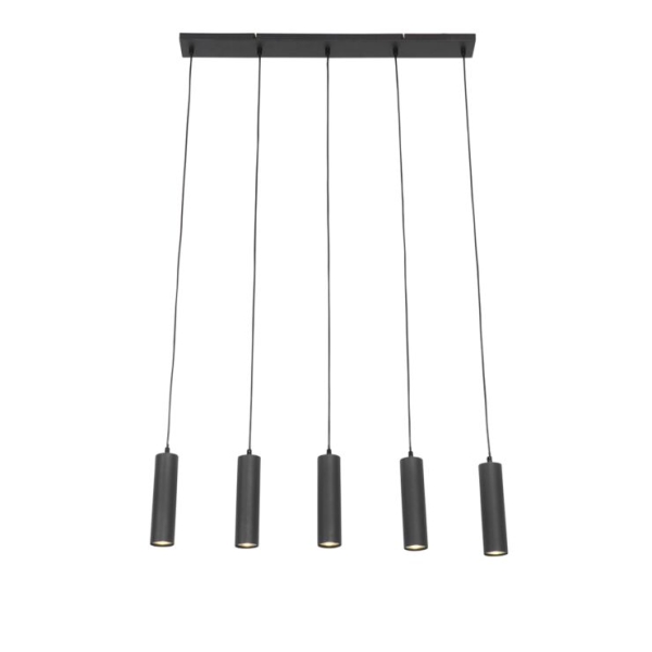 Smart hanglamp zwart incl. 5 wifi gu10 jeana 14