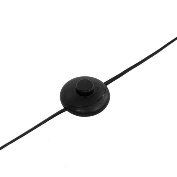 Smart industriele vloerlamp zwart incl. Wifi g95 cage rack 14