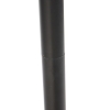 Smart vloerlamp zwart met granny kap groen incl. Wifi a60 - classico