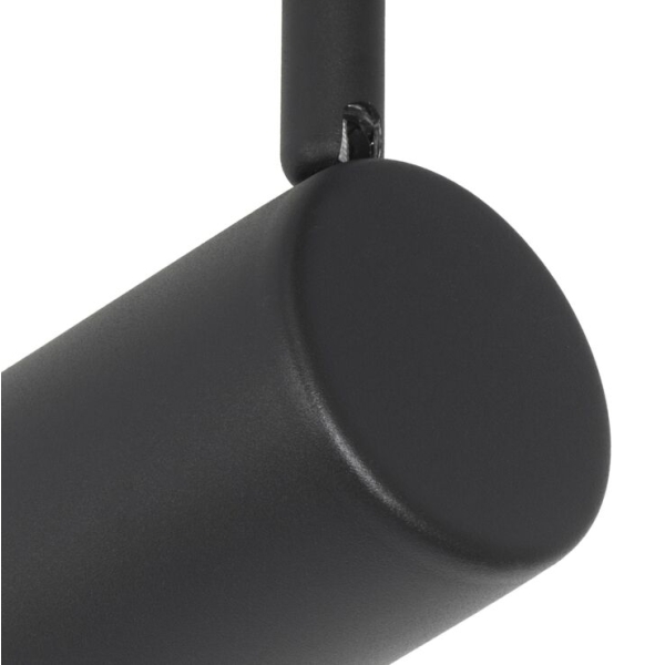 Smart plafondlamp zwart vierkant incl. 5 wifi gu10 - jeana