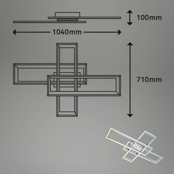 Briloner LED plafondlamp B smart