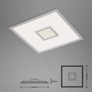 Briloner LED plafondlamp Centro S CCT RGB Tuya 45x45 cm