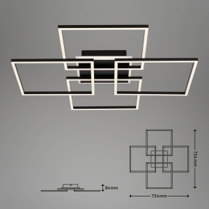 Briloner Frame S LED plafondlamp