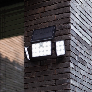 LUTEC connect LED buitenwandlamp op zonne-energie Tuda