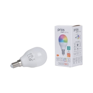 Prios Smart LED druppellamp E14 4.9W Hue ZigBee Tuya 3st