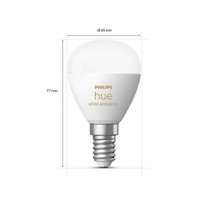 Philips Hue White Ambiance druppel E14 5