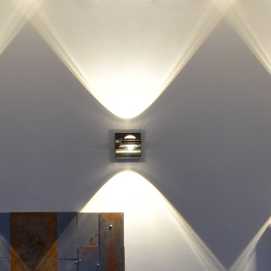 Q-Smart-Home Stuurbare LED wandlamp Fisheye