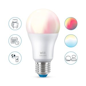 WiZ A60 LED lamp Wi-Fi E27 8W RGB