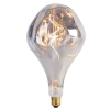 E27 dimbare LED lamp A165 zilver 6W 160 lm 1800K