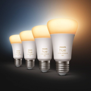 Philips Hue White Ambiance 6W 800lm E27 4 per set