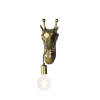 Vintage wandlamp messing - animal giraf