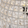 Art deco hanglamp kristal 50cm goud - kasbah