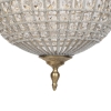 Art deco hanglamp kristal 50cm goud - kasbah