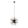 Art deco hanglamp zwart 6-lichts - broom