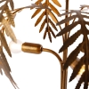 Art deco tafellamp goud 3-lichts - botanica