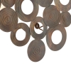 Art deco wandlamp koper 77 cm - circles