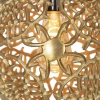 Art deco hanglamp goud rond 3-lichts - maro