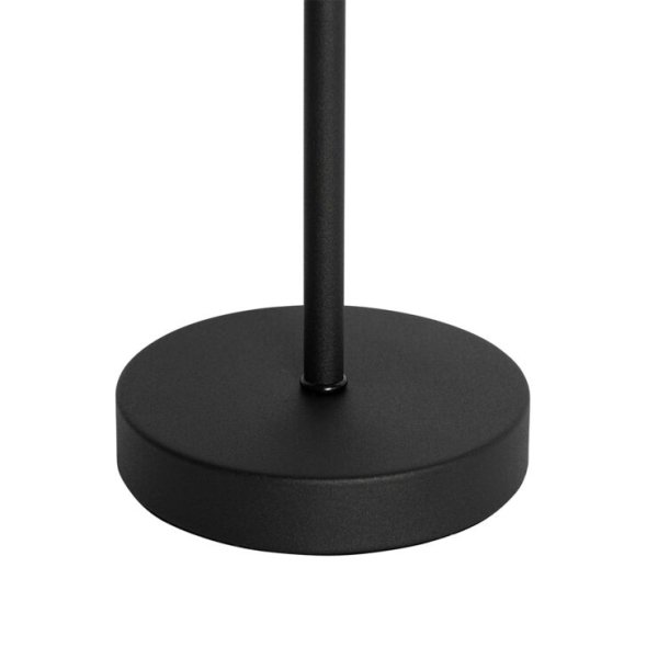 Buiten tafellamp zwart oplaadbaar 3-staps dimbaar - keira