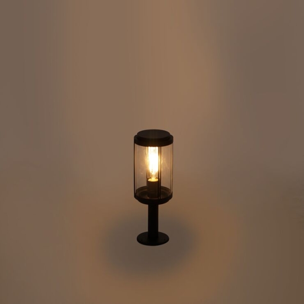 Design buitenlamp zwart 40 cm ip44 - schiedam