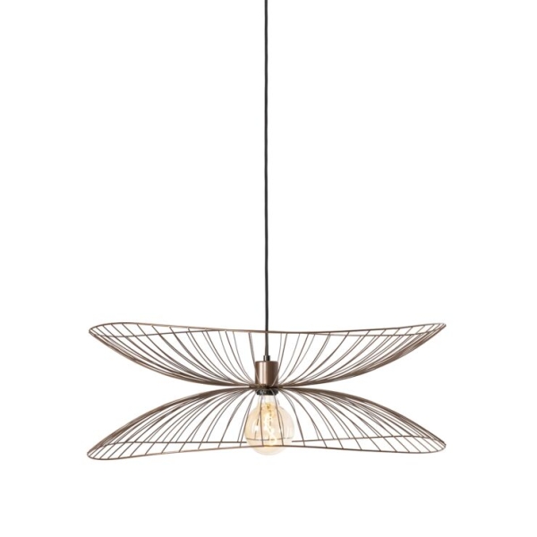 Design hanglamp brons 66 cm - pua