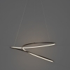 Design hanglamp brons 72 cm incl. Led 3-staps dimbaar - rowan