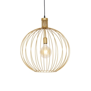 Design hanglamp goud 50 cm - Wire Dos
