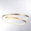 Design hanglamp goud 55 cm incl. Led dimbaar - rowan