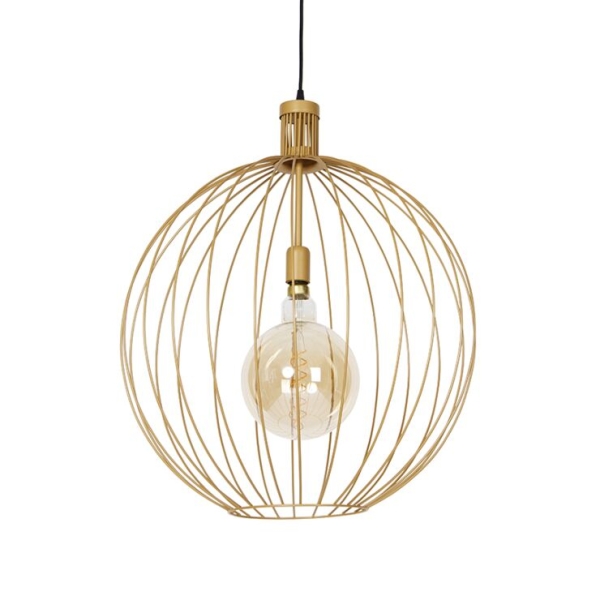 Design hanglamp goud 60 cm wire dos 14
