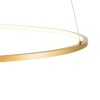 Design hanglamp goud 72 cm incl. Led 3-staps dimbaar - rowan