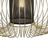 Design hanglamp goud met zwart 50 cm - marnie