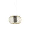 Design hanglamp goud met zwart 60 cm marnie 14