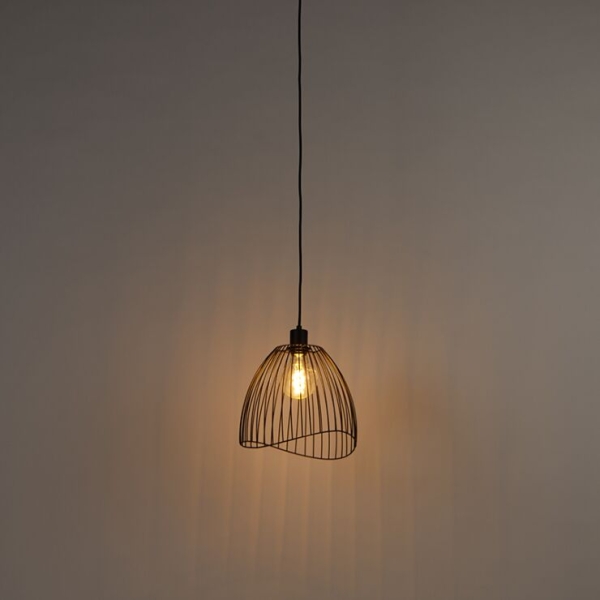 Design hanglamp zwart 29 cm - pua