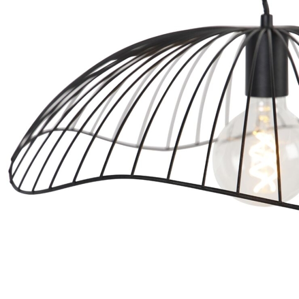 Design hanglamp zwart 50 cm - pua