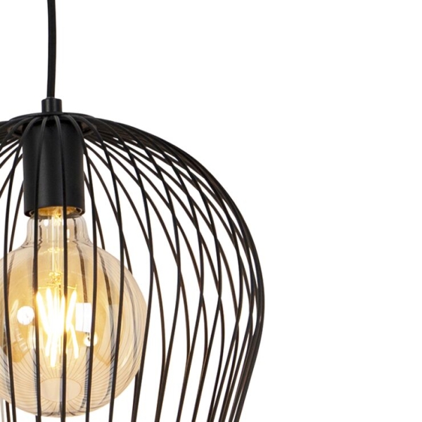 Design hanglamp zwart - wire ario
