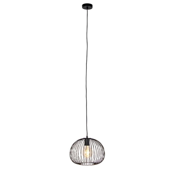 Design hanglamp zwart - wire dough