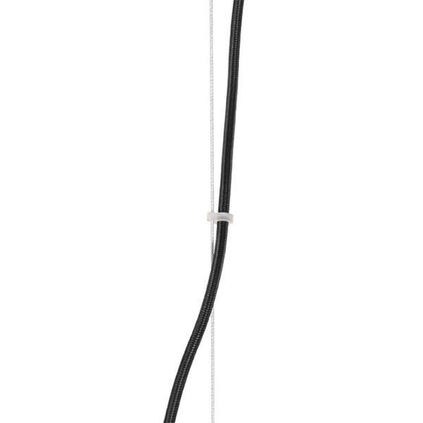 Design hanglamp zwart met goud 24-lichts - juul