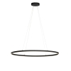 Design hanglamp zwart ovaal incl. Led 3-staps dimbaar - ovallo