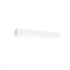 Design langwerpige wandlamp wit 60 cm - houx