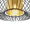 Design plafondlamp goud met zwart - dobrado