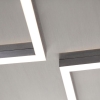 Design plafondlamp staal incl. Led en dimmer - plazas mondrian