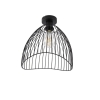 Design plafondlamp zwart 29 cm - pua