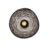 Design plafondlamp zwart ovaal - sarella