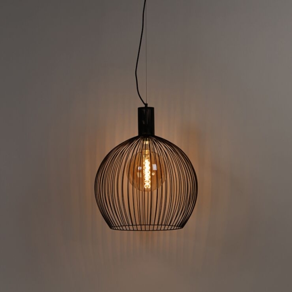 Design ronde hanglamp zwart 50 cm dos 14