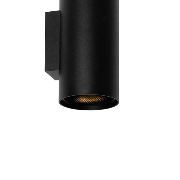 Design ronde wandlamp zwart - sab honey
