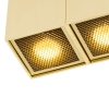 Design spot goud 2-lichts - qubo honey